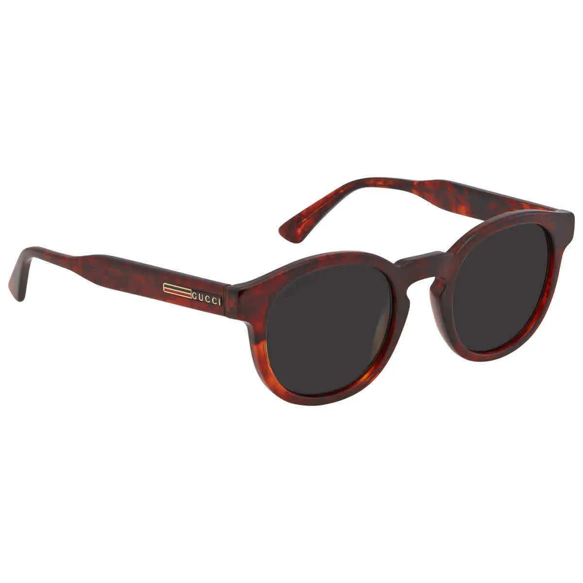 Kính Gucci Round Men's Sunglasses 'Grey' GG0825S-005-49 — ảnh 3