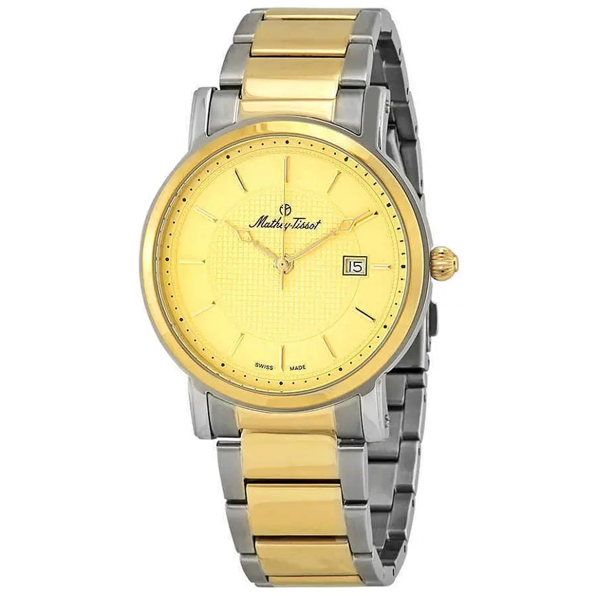 Đồng Hồ Mathey Tissot City Metal 'Gold' HB611251MBDI — kich-thuoc: 42mm