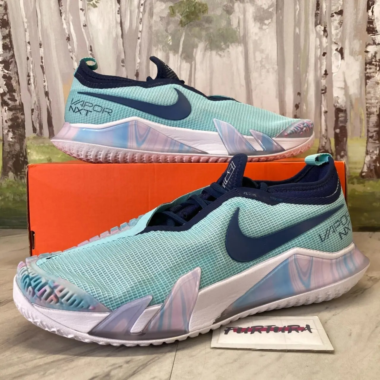 Giày Nike Court React Vapor NXT 'Glacier Ice' CV0742-402 — ảnh 5