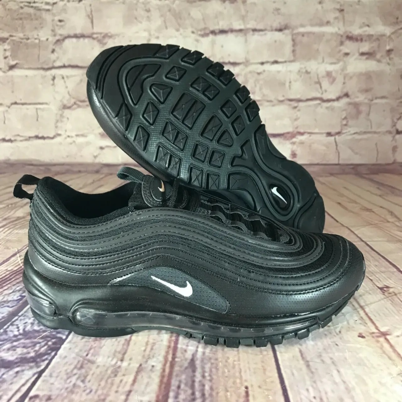 Giày Nike Air Max 97 GS 'Black' 921522-011 — ảnh 3