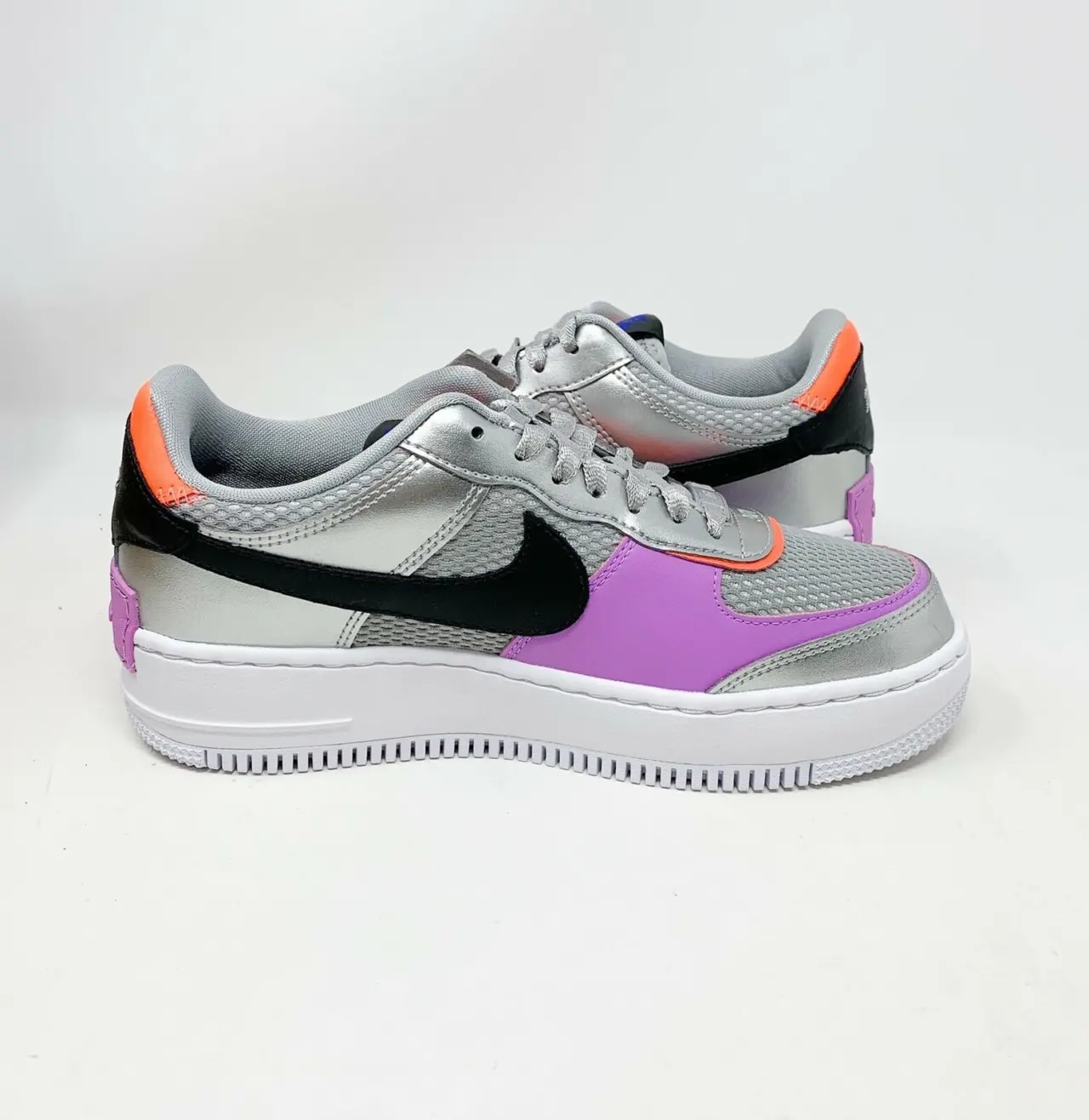 Giày Nike Wmns Air Force 1 Shadow 'Metallic Silver' CW6030-001 — ảnh 2