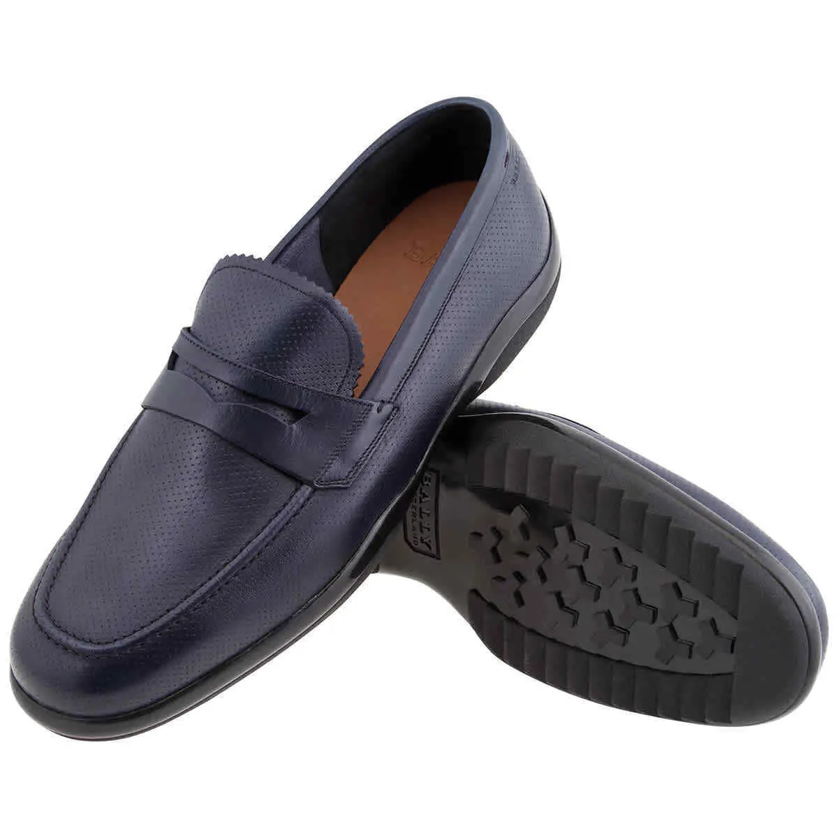 Giày Bally Micson Leather Penny Loafers 'Ink' 6220909 — ảnh 2