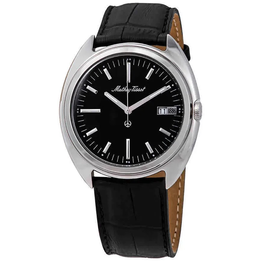 Đồng Hồ Mathey Tissot Eric Giroud 1886 'Black' EG1886AN — kich-thuoc: 42mm