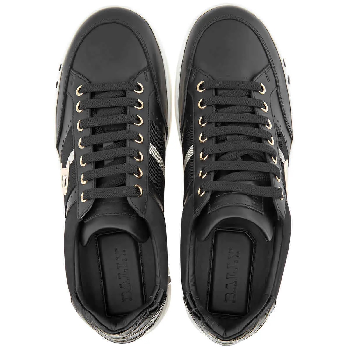 Giày Bally Wilsy Leather Low-Top 'Black' 6231623 — ảnh 3