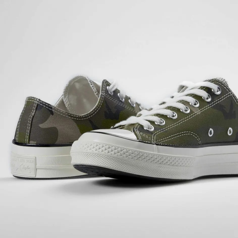 Giày Converse Carhartt WIP x Chuck 70 Low 'Green Camo' 165559C — ảnh 4