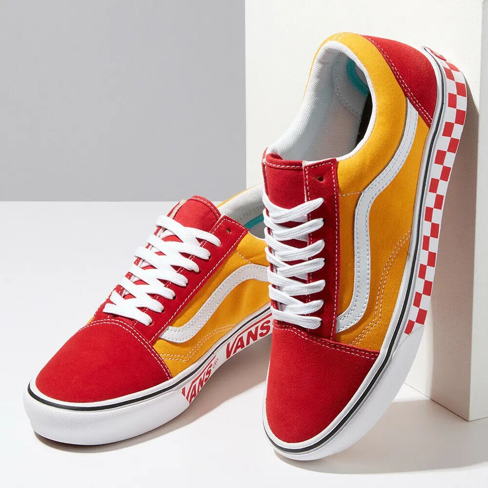 Giày Vans ComfyCush Old Skool 'Tape Mix Red Cadmium' VN0A3WMAWX4 — ảnh 2