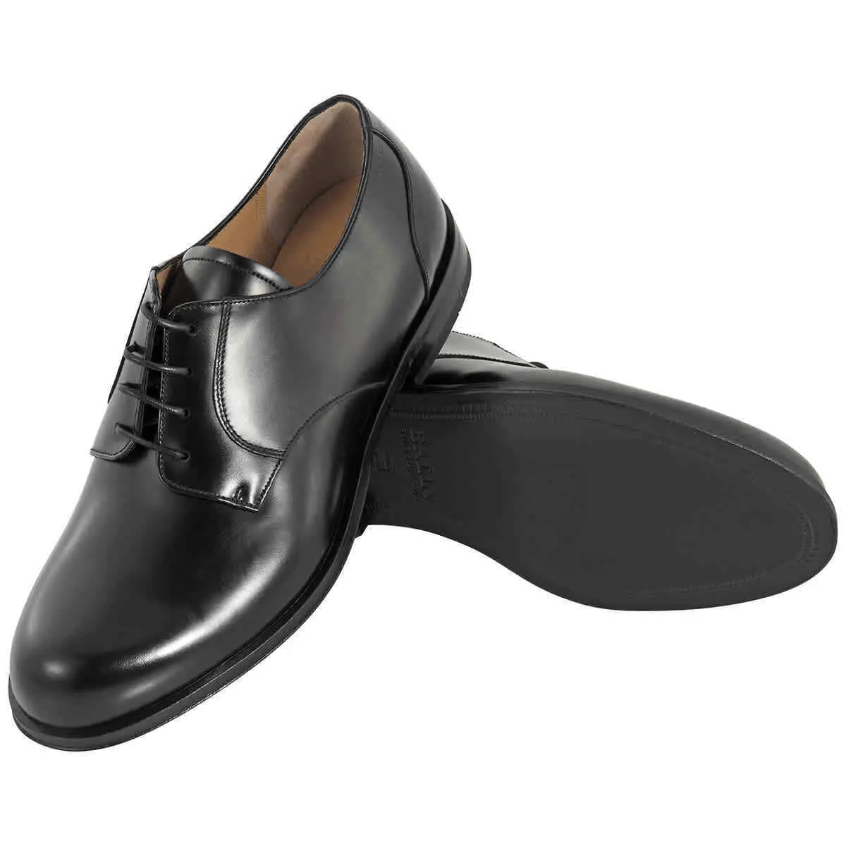 Giày Bally Fridom Leather Derby 'Black' 6231300 — ảnh 2