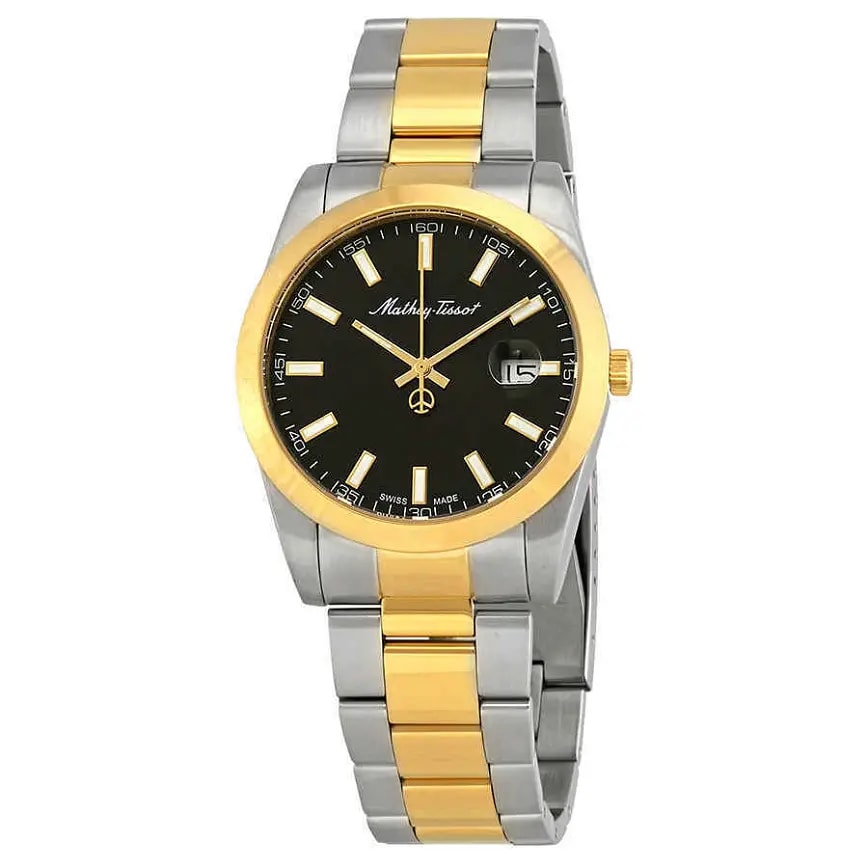 Đồng Hồ Mathey Tissot Mathey I Quartz 'Black' H450BN — kich-thuoc: 40mm