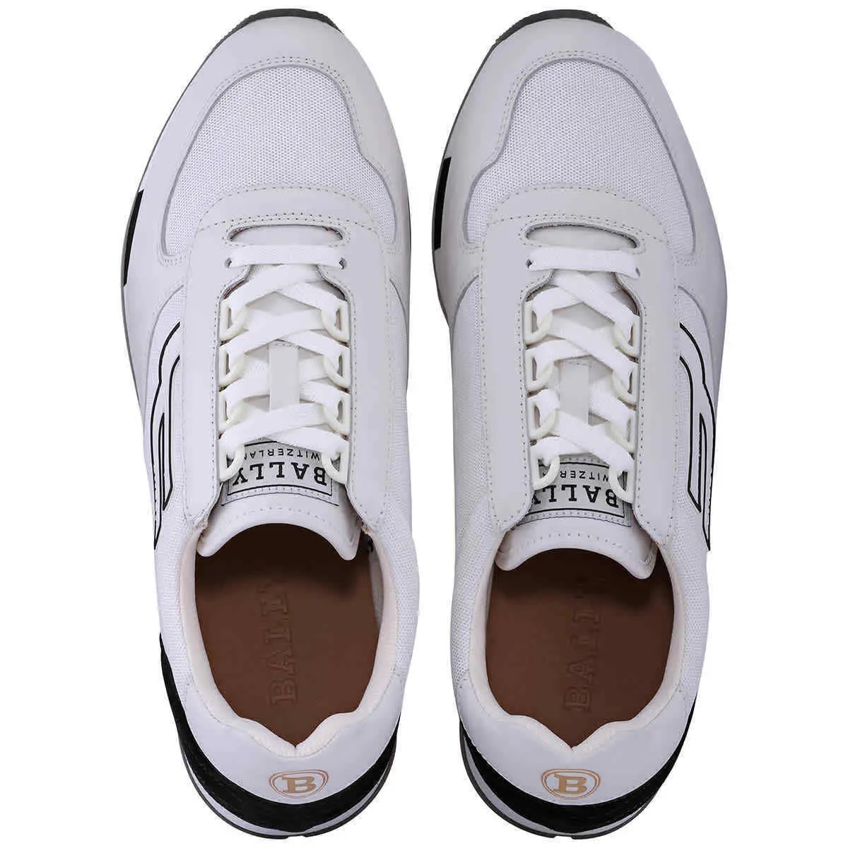 Giày Bally Gavino Retro Runner Low-Top 'White' 6223155 — ảnh 3
