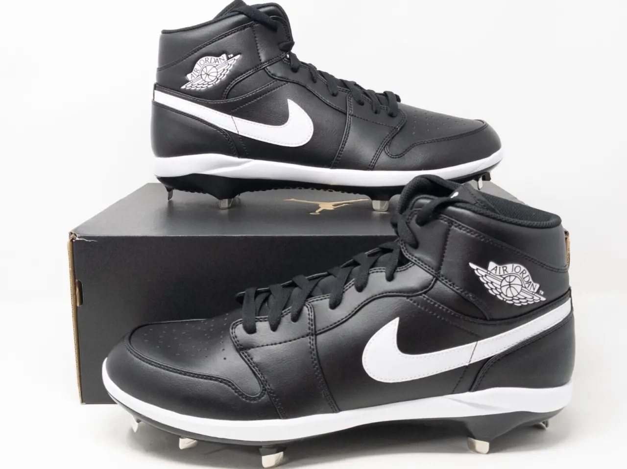 Giày Nike Air Jordan 1 Retro Metal 'Black White' AV5355-001 — ảnh 5