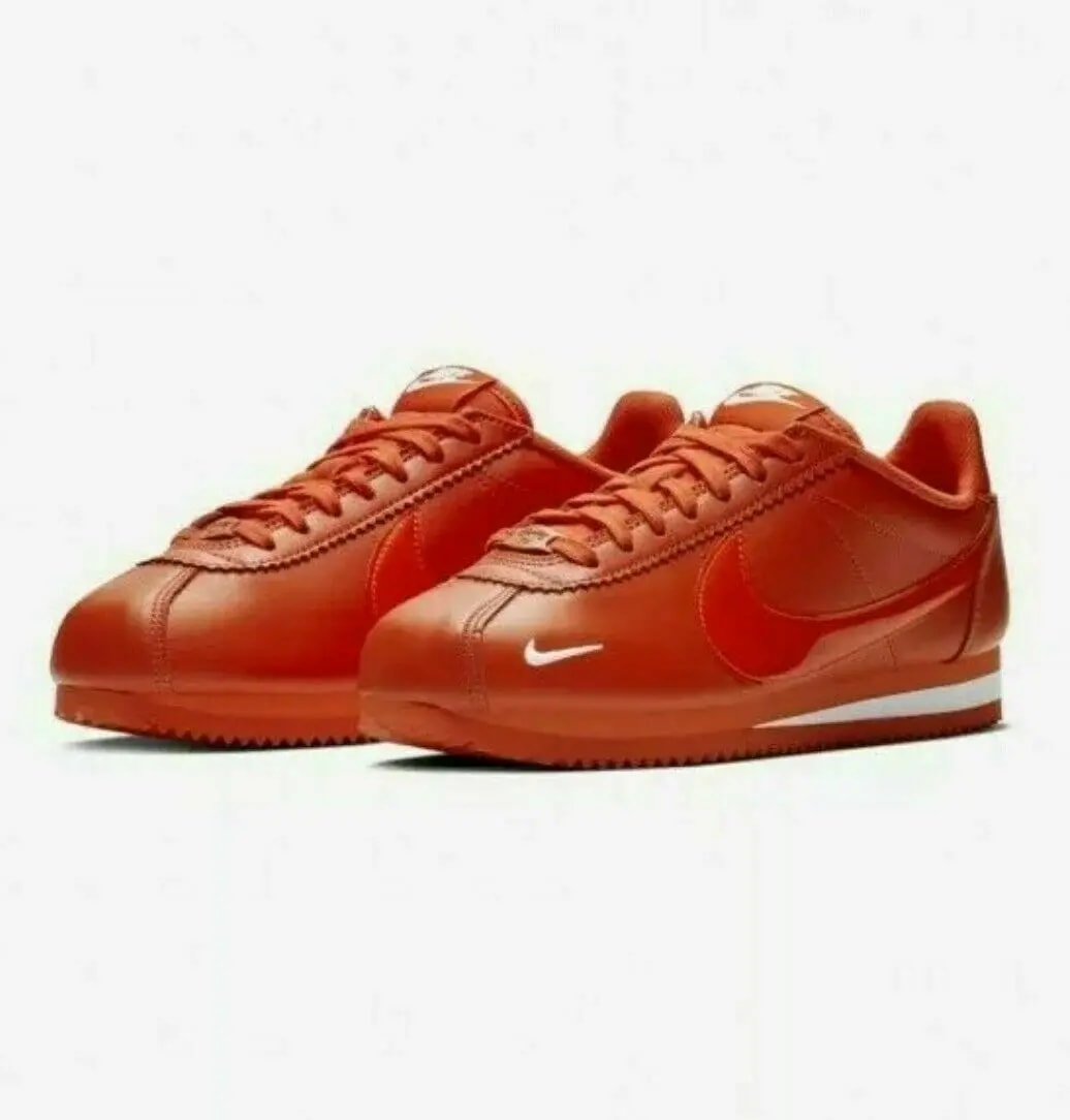 Giày Nike Wmns Classic Cortez Premium 'Team Orange' 905614-802 — ảnh 2