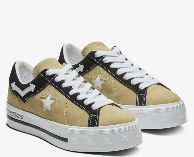 Giày Converse One Star Platform Low MadeMe Brown 563731C — ảnh 3