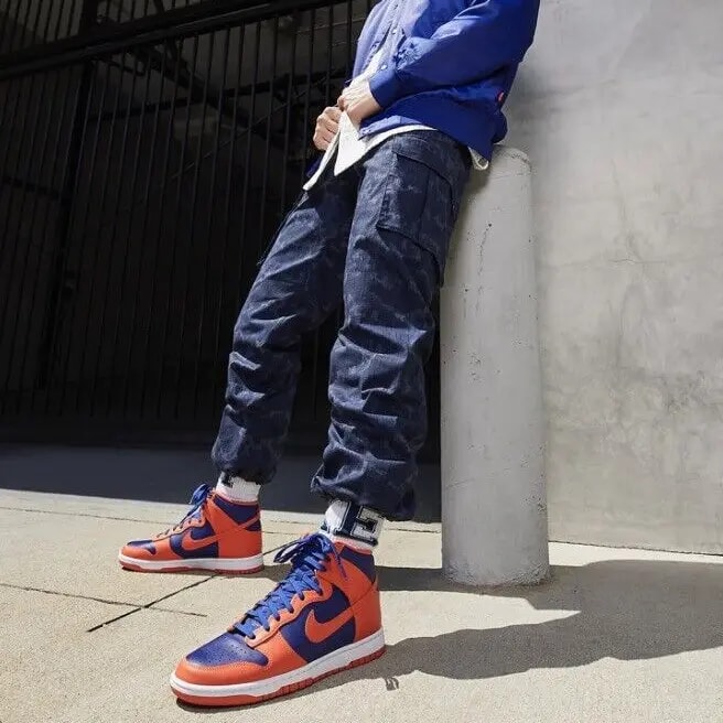 Giày Nike Dunk High Retro 'Knicks' DD1399-800 — ảnh 4