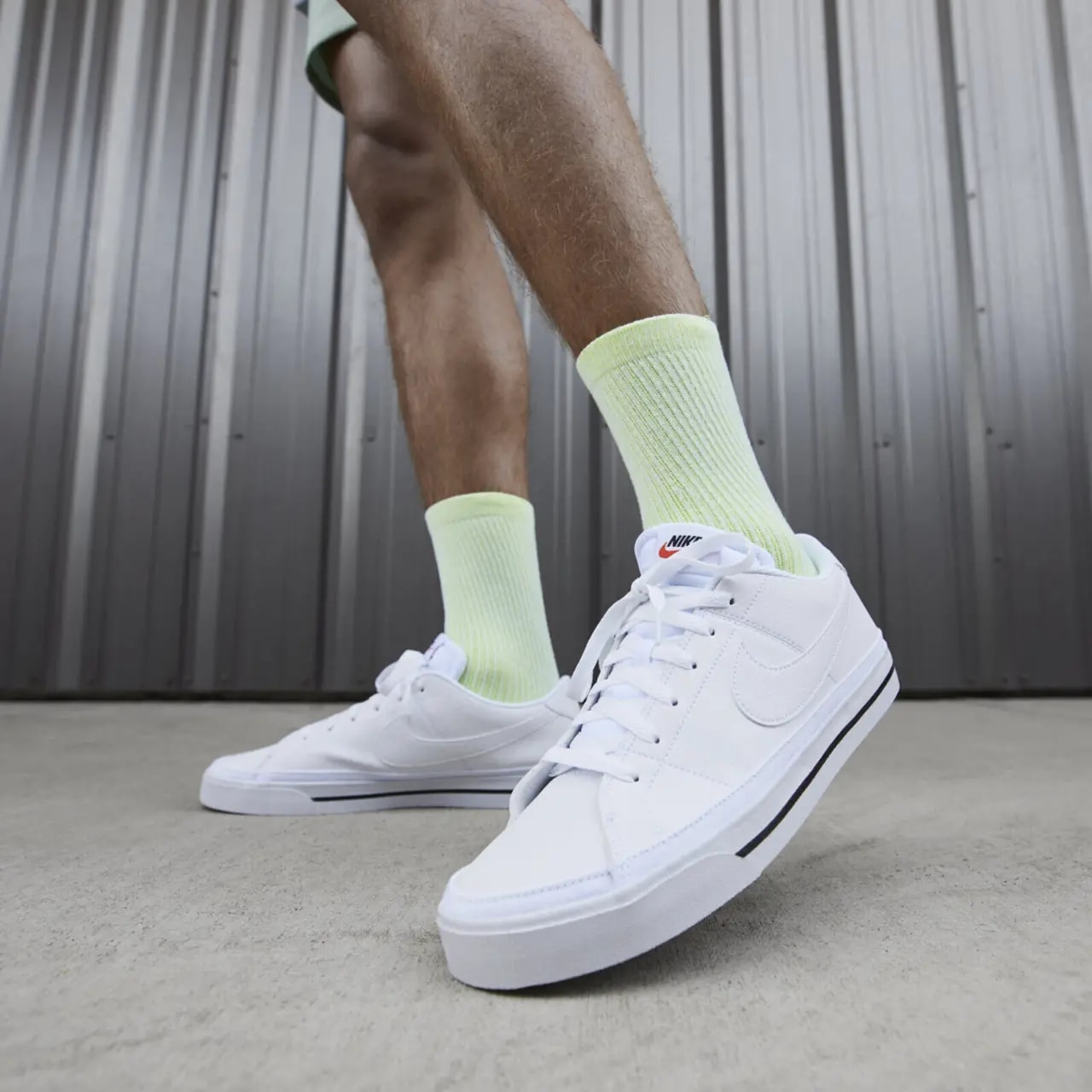 Giày Nike Court Legacy Next Nature 'White Black' DH3162-101 — ảnh 3