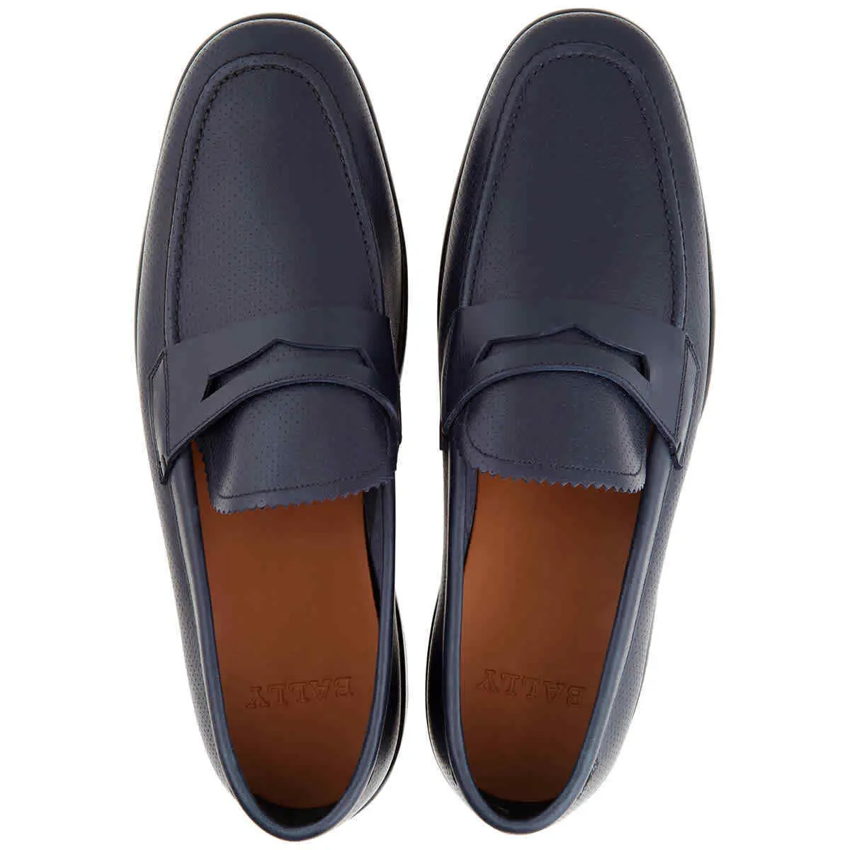Giày Bally Micson Leather Penny Loafers 'Ink' 6220909 — ảnh 3
