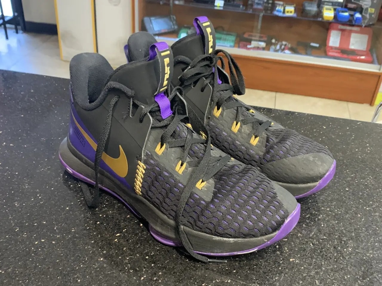 Giày Nike LeBron Witness 5 EP 'Lakers' CQ9381-001 — ảnh 5