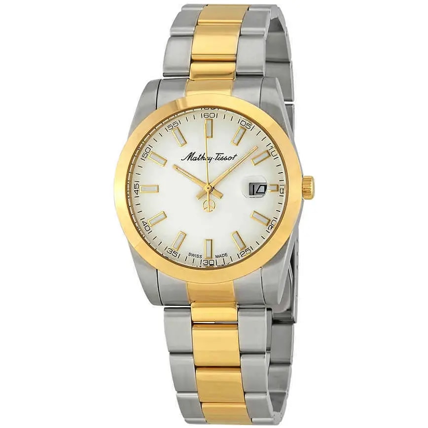 Đồng Hồ Mathey Tissot Mathey I Quartz 'White' H450BI — kich-thuoc: 40mm