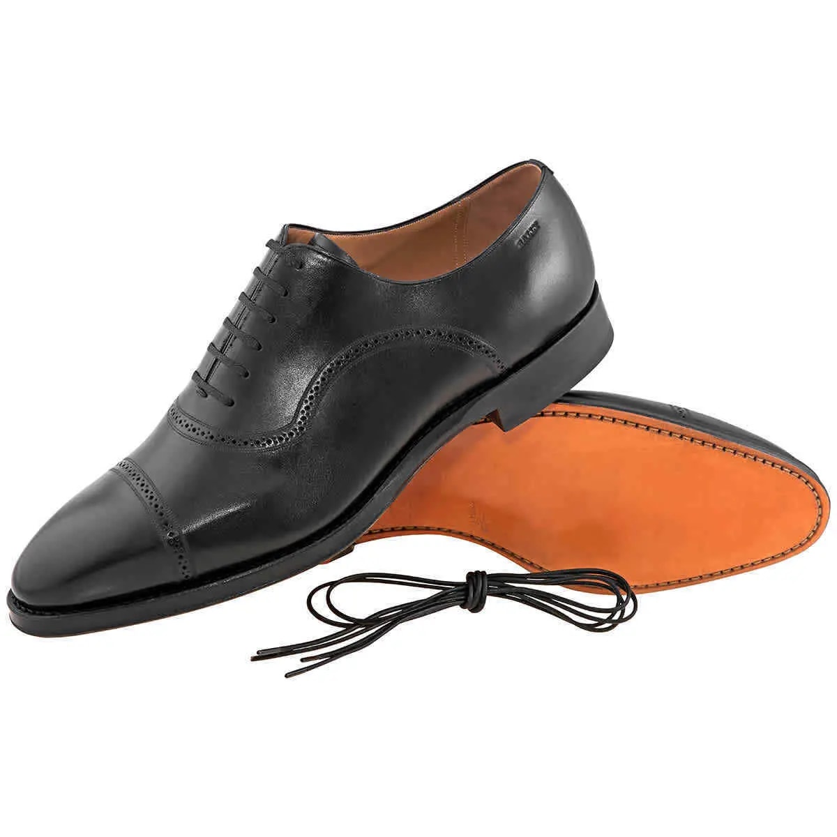 Giày Bally Scanio Leather Lace-up Oxford 'Black' 6193756 — ảnh 2
