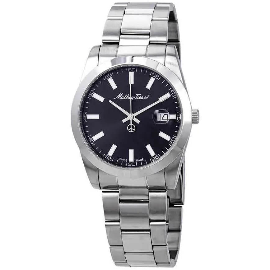 Đồng Hồ Mathey Tissot Mathey I Quartz 'Black' H450AN — kich-thuoc: 40mm
