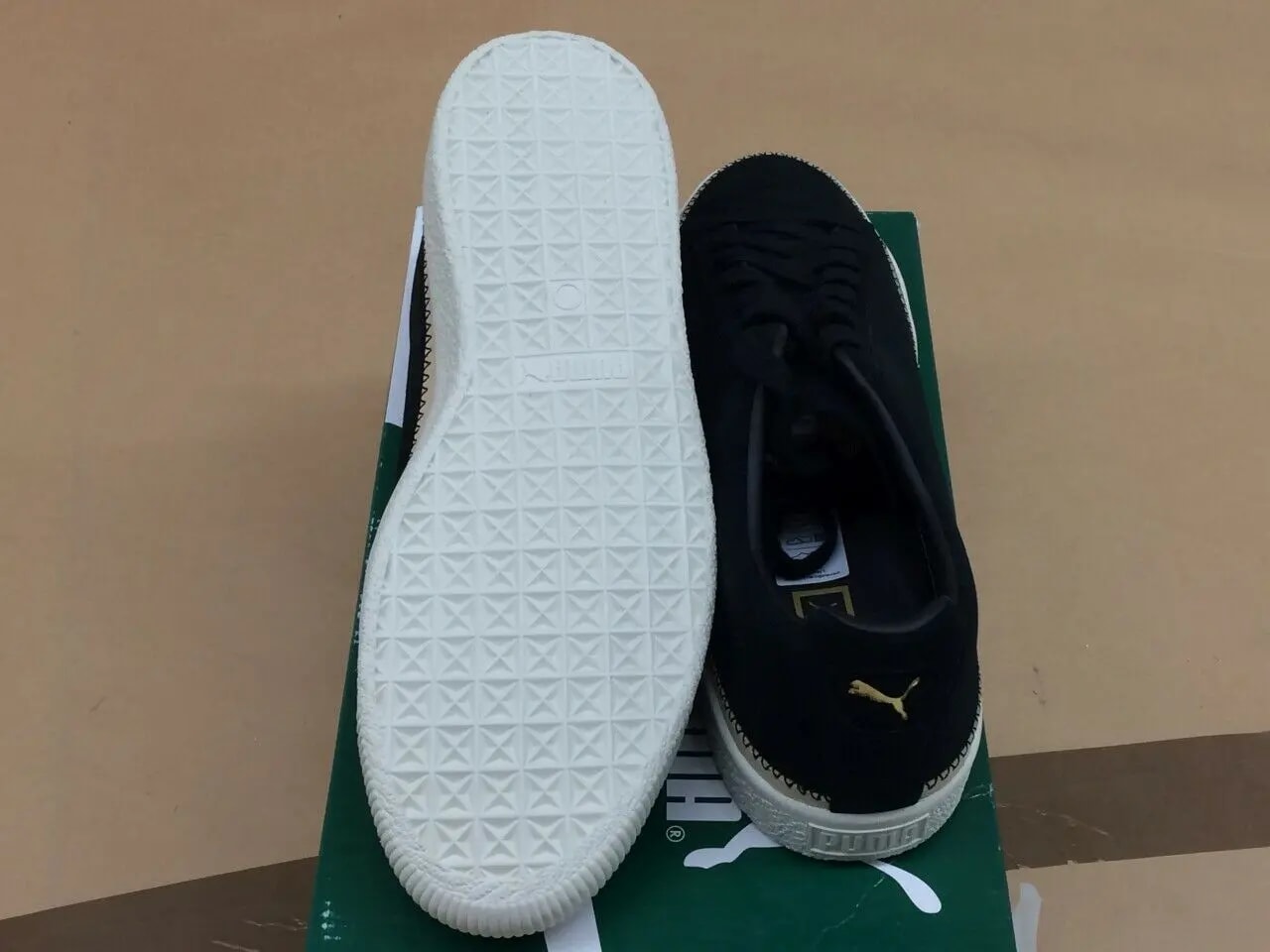 Giày Puma Suede Trim PRM 'Black' 369992-01 — ảnh 5
