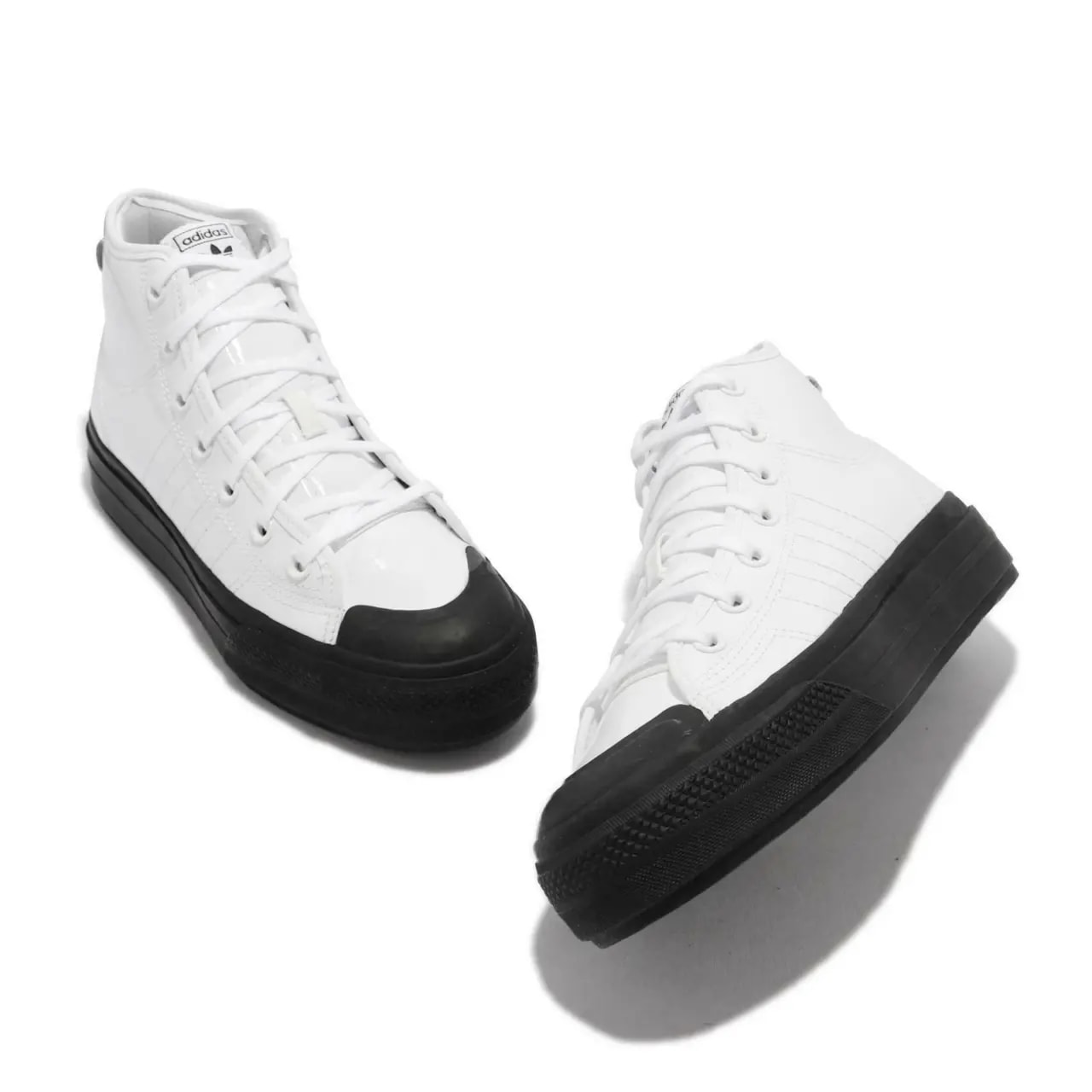 Giày Adidas Wmns Nizza RF Platform Mid 'White Black' FY7606 — ảnh 3
