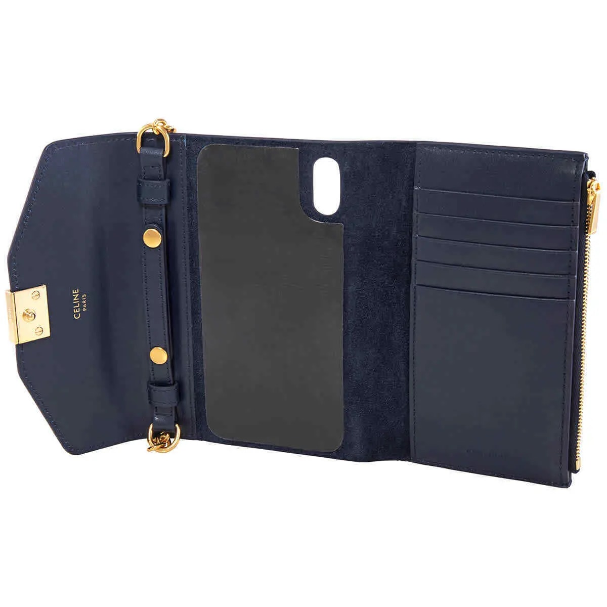 Túi Celine C iPhone X and XS Clutch 'Dark Blue' 10C543BLJ-07BF — ảnh 5