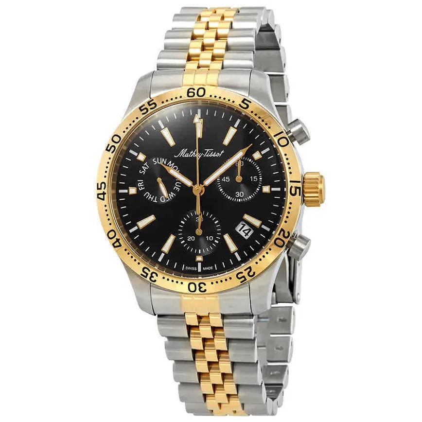Đồng Hồ Mathey Tissot Type 22 Chronograph 'Black' H1822CHBN — kich-thuoc: lien-he-order