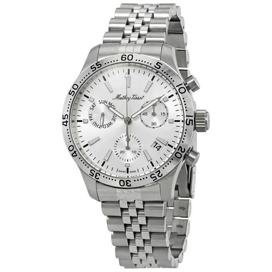 Đồng Hồ Mathey Tissot Type 22 Chronograph 'Silver' H1822CHAS — kich-thuoc: lien-he-order