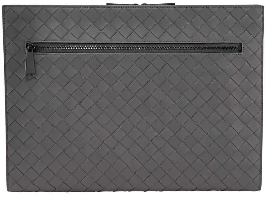 Ví Bottega Veneta Woven Clutch Document Case 'Dark Brown' 493190-V4651-2006