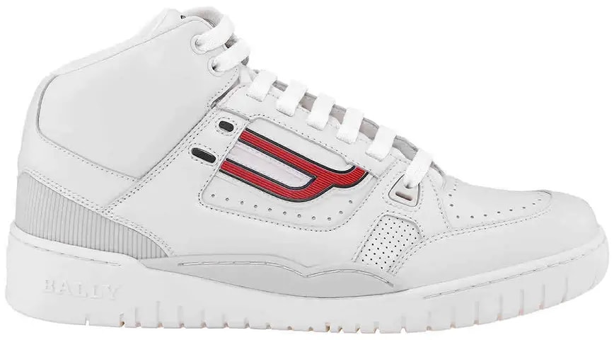 Giày Bally Kuba Champion King Leather High-Top 'White' 6228501 — kich-thuoc: lien-he-order