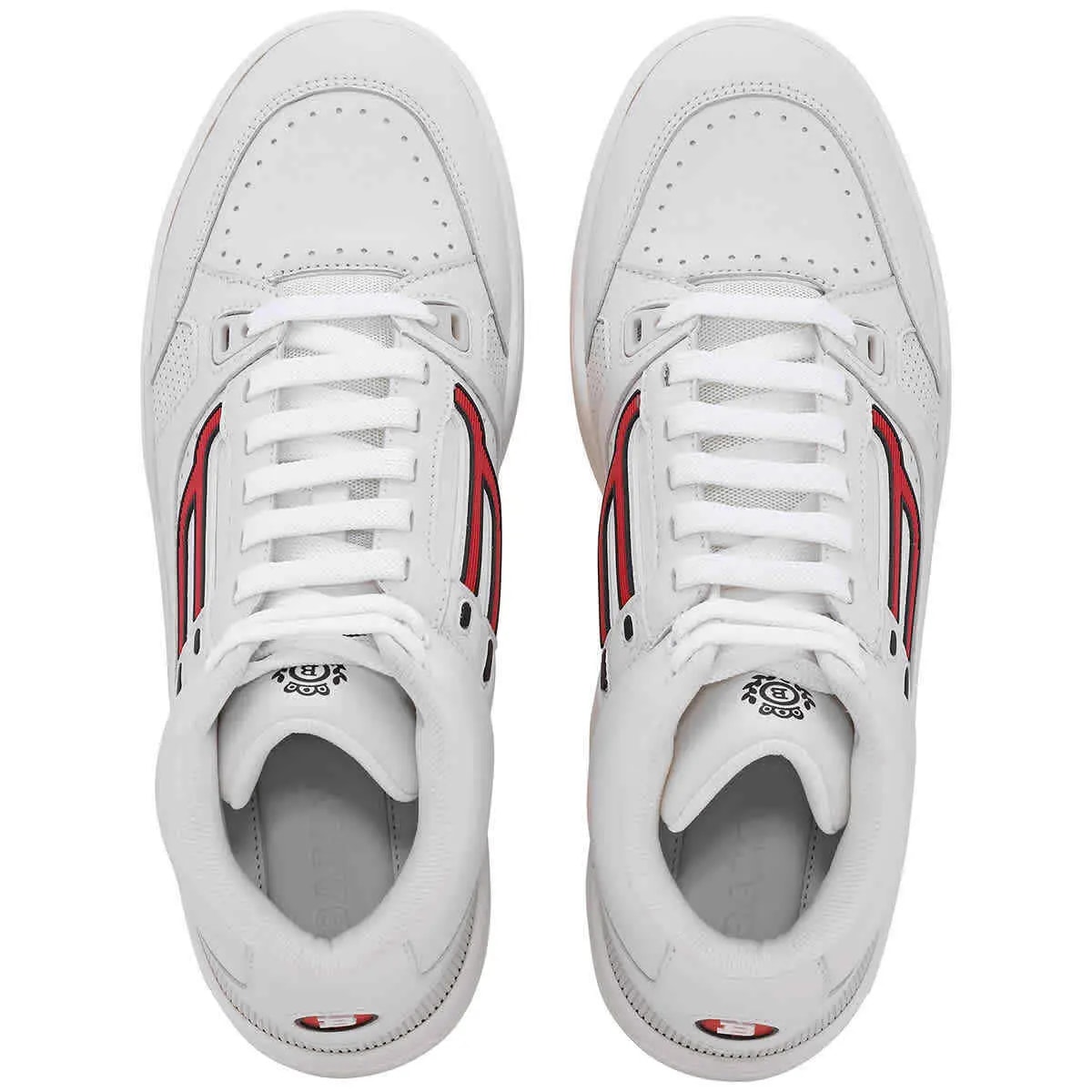 Giày Bally Kuba Champion King Leather High-Top 'White' 6228501 — ảnh 3