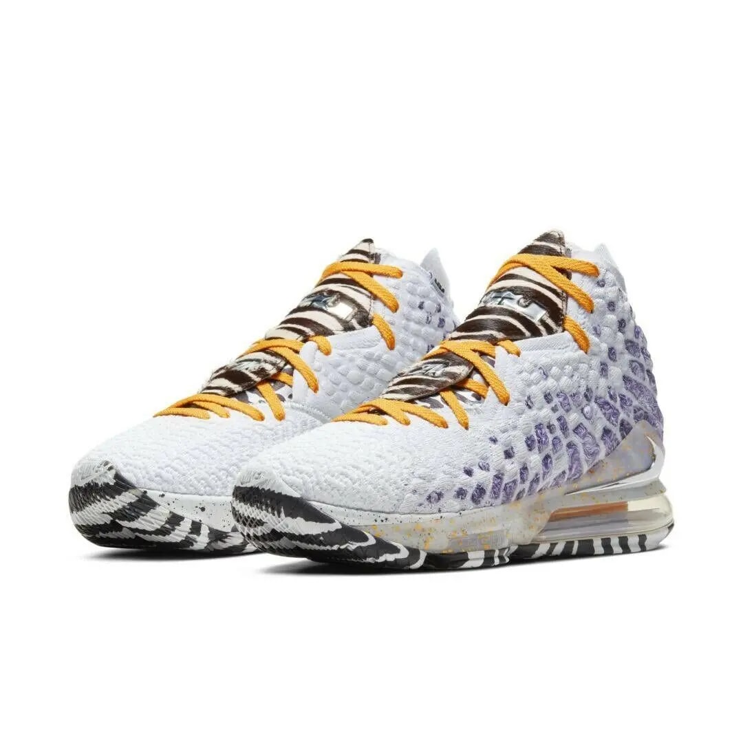 Giày Nike NBA 2K20 x LeBron 17 'Bron 2K Playoffs' Gamer Exclusive BQ3177-101 — ảnh 4