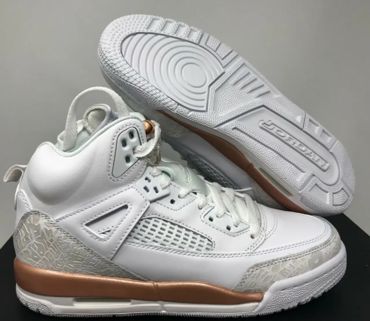 Giày Nike Jordan Spizike GS 'White Bronze' 535712-190 — ảnh 5