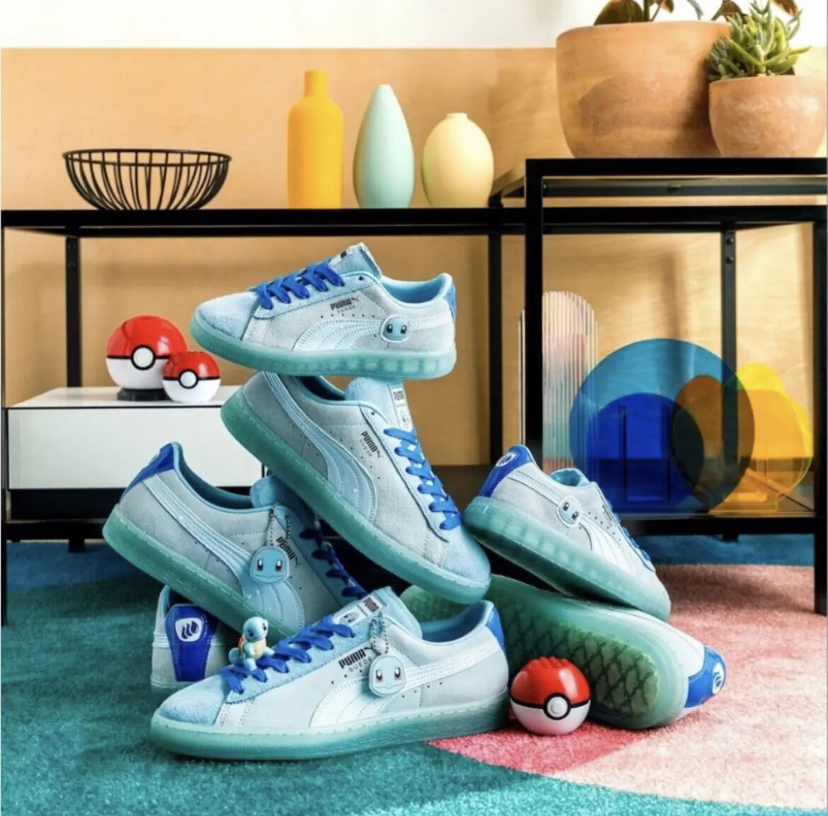 Giày Puma Suede 'Pokémon Squirtle' 387326-01 — ảnh 4