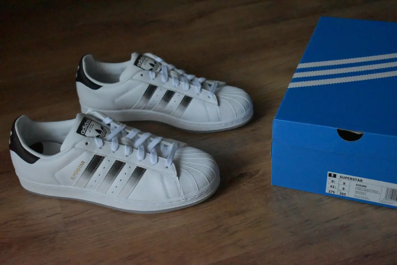Giày Adidas Superstar 'Trainers White Black' EG9289 — ảnh 3