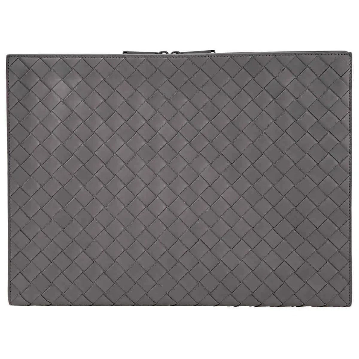 Ví Bottega Veneta Woven Clutch Document Case 'Dark Brown' 493190-V4651-2006 — ảnh 2
