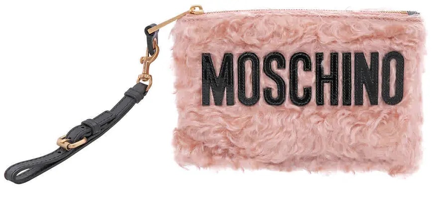 Túi Moschino Pink Fur Logo Clutch Bag 'Pink' A843582132147 — kich-thuoc: lien-he-order