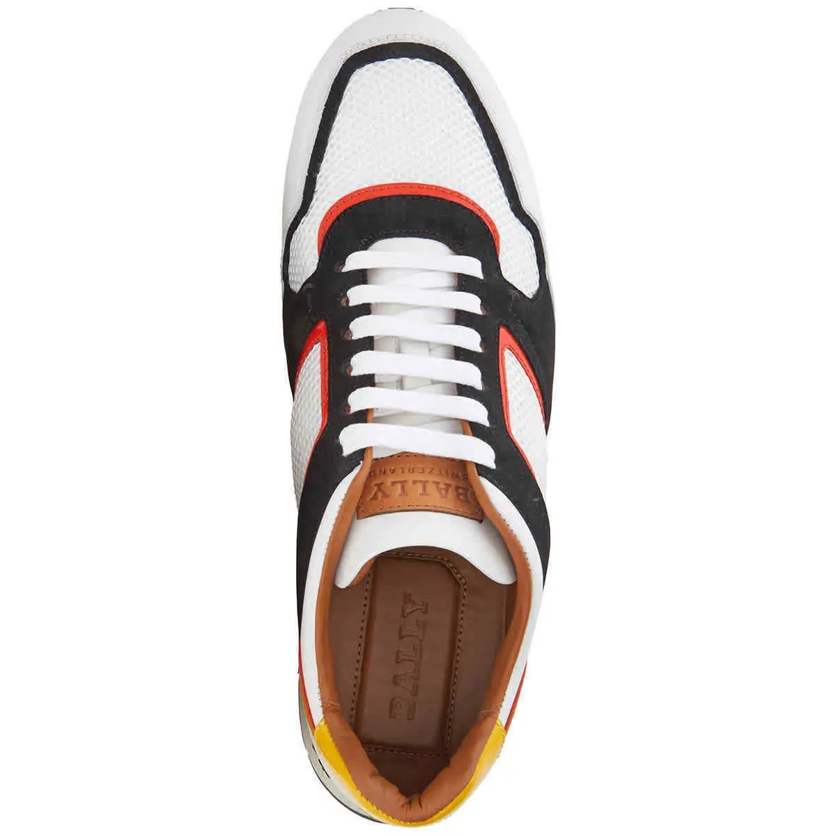 Giày Bally Astreo Leather And Mesh Running Sneakers 'White' 6220430 — ảnh 3