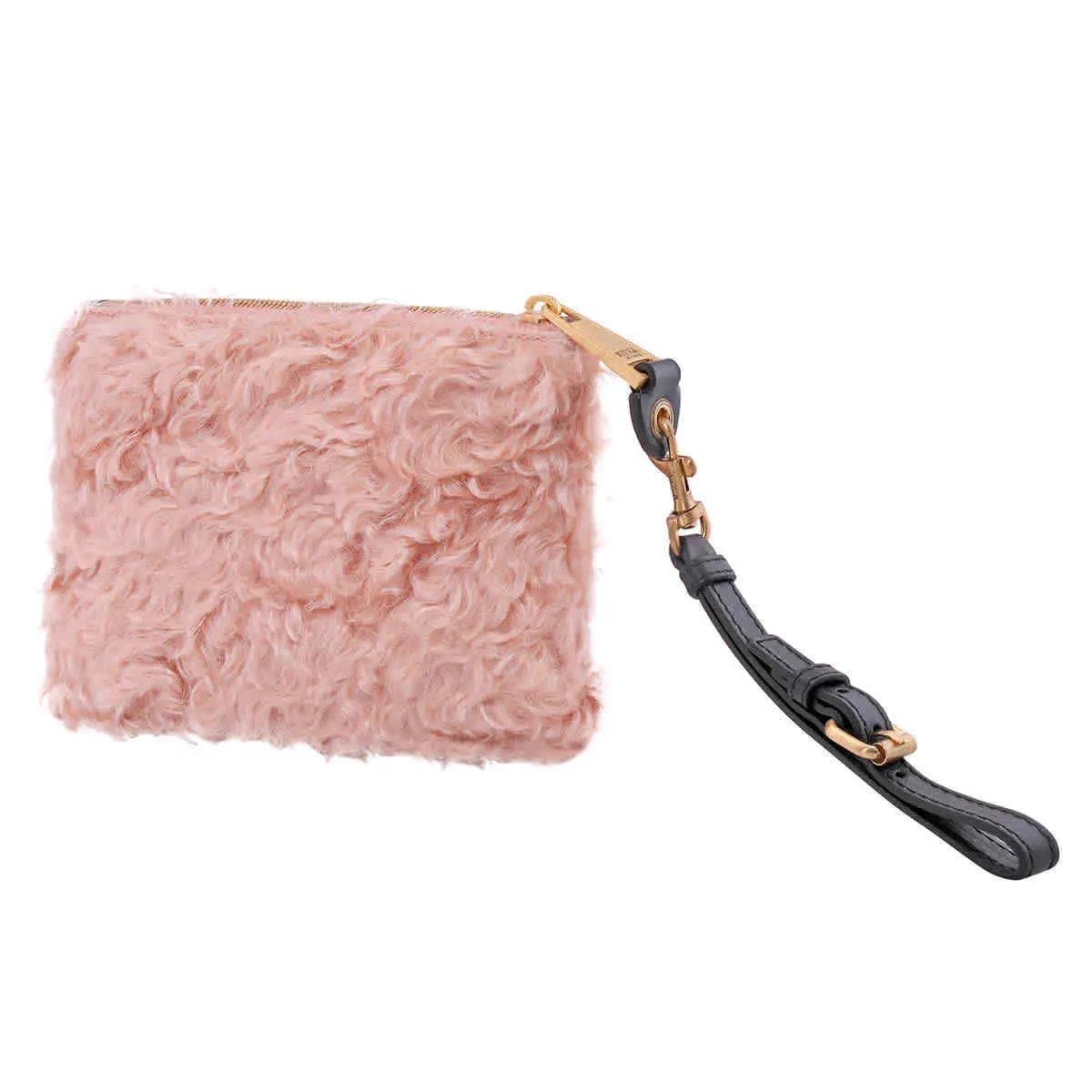 Túi Moschino Pink Fur Logo Clutch Bag 'Pink' A843582132147 — ảnh 2