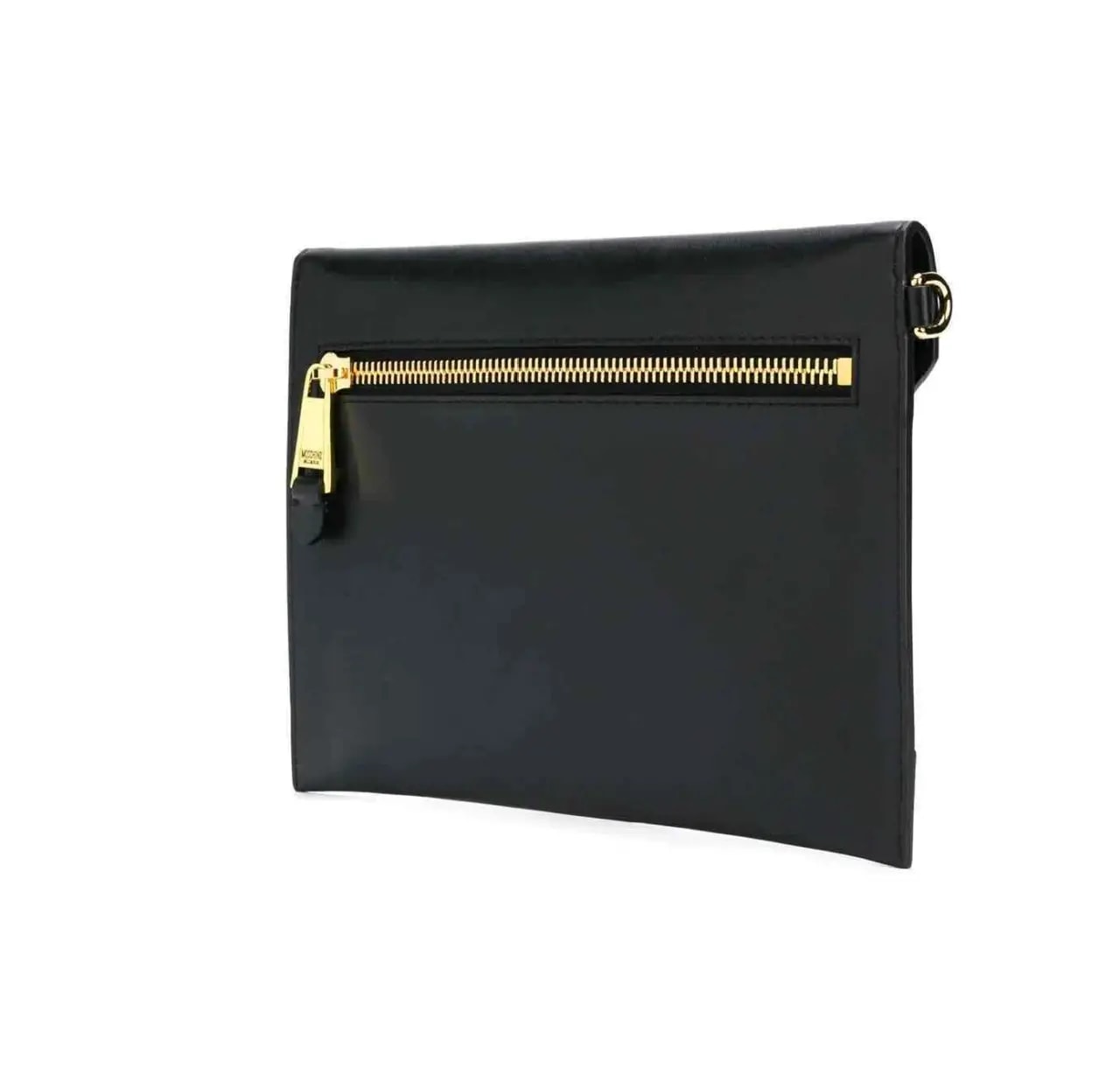 Túi Moschino Ladies Black Leather Envelope 'Black' A841480011555 — ảnh 2