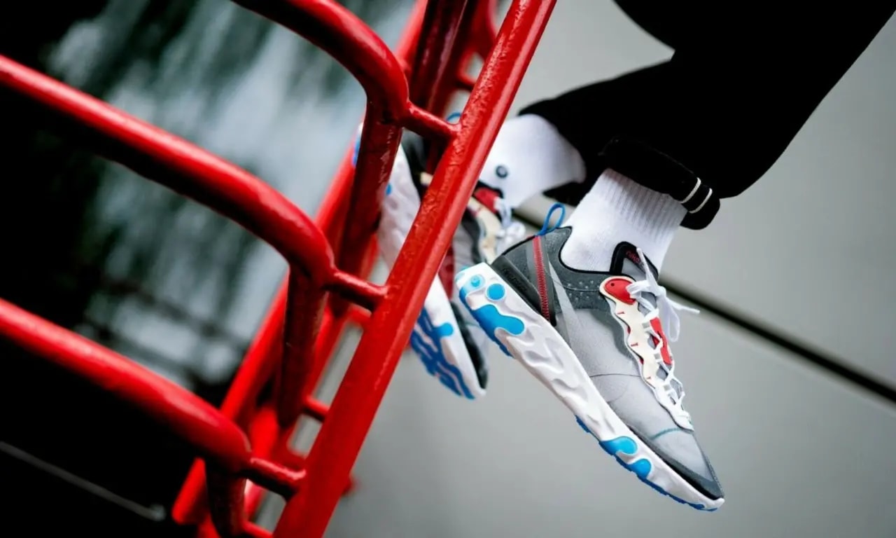 Giày Nike React Element 87 'Dark Grey' AQ1090-003 — ảnh 5