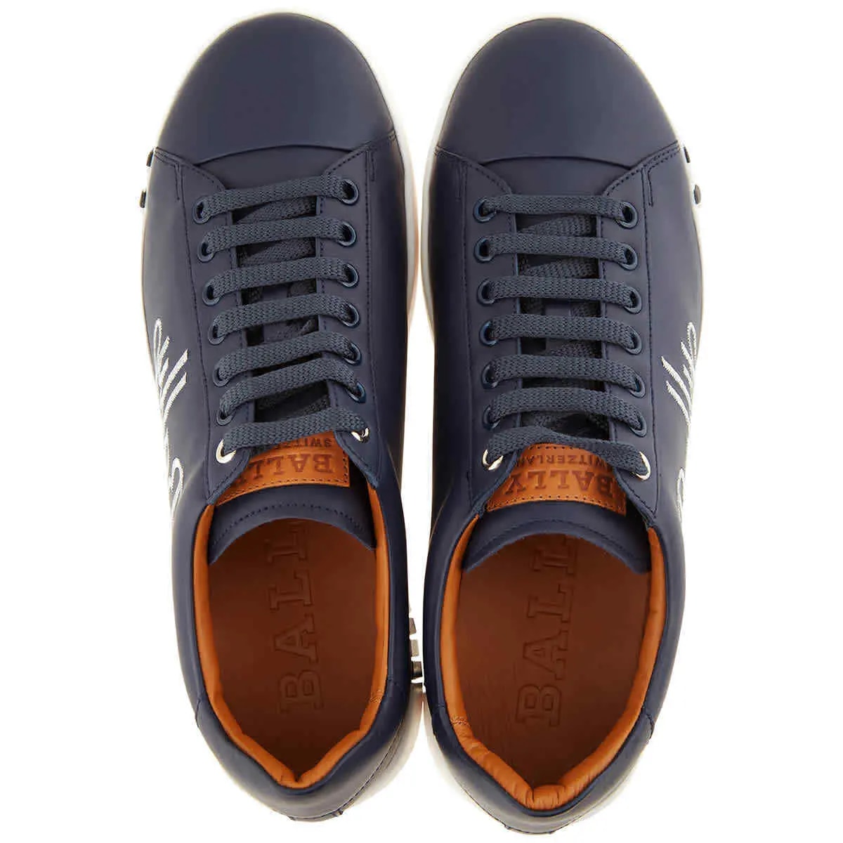 Giày Bally Wilson Leather Low-top Sneakers 'Ink' 6223141 — ảnh 3