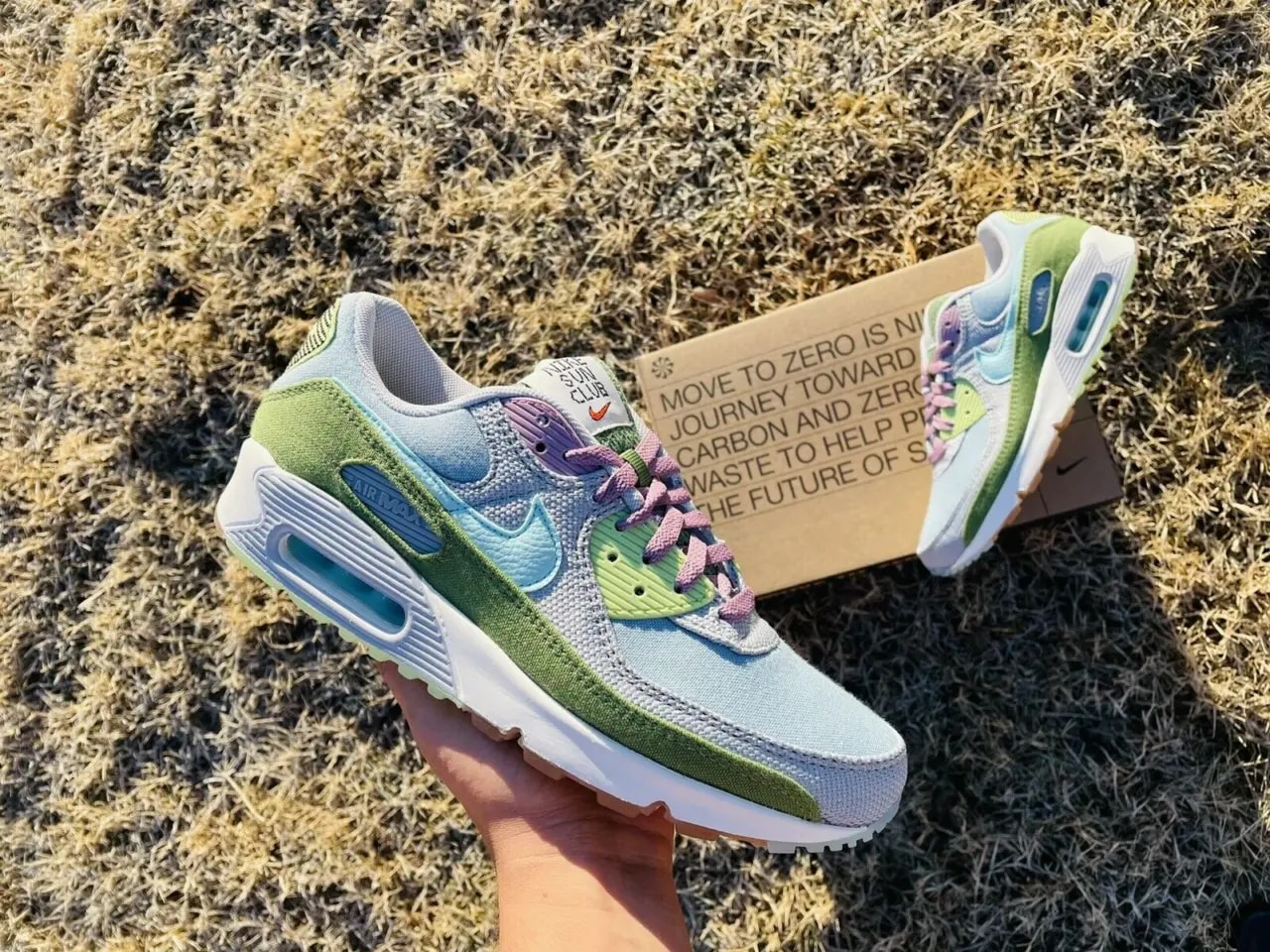 Giày Nike Air Max 90 SE 'Worn Blue Treeline' DM0036-400 — ảnh 4
