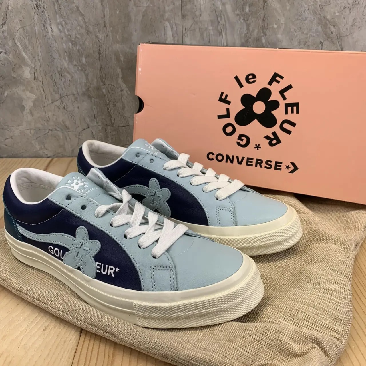 Giày Converse Golf Le Fleur x One Star Ox 'Industrial Pack Blue' 164024C — ảnh 2