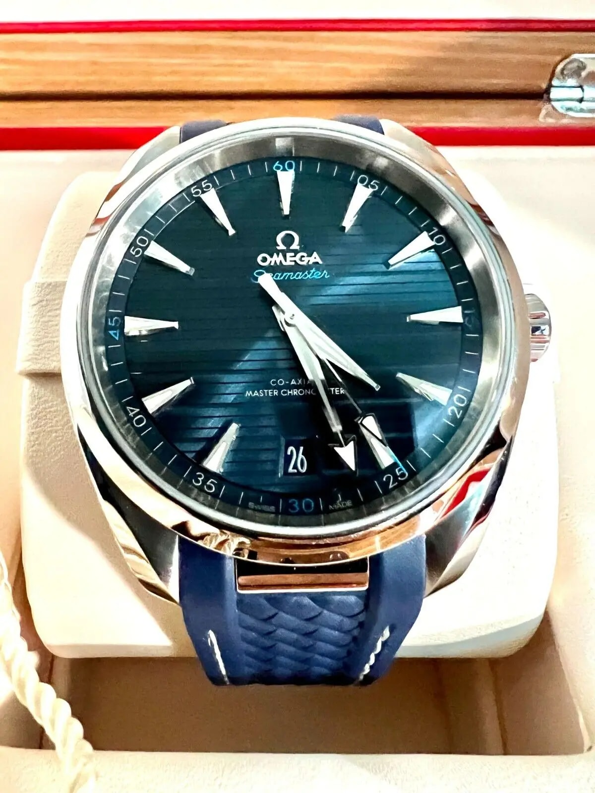 Đồng Hồ Omega Seamaster Aqua Terra 'Blue' 220-12-41-21-03-001 — ảnh 2