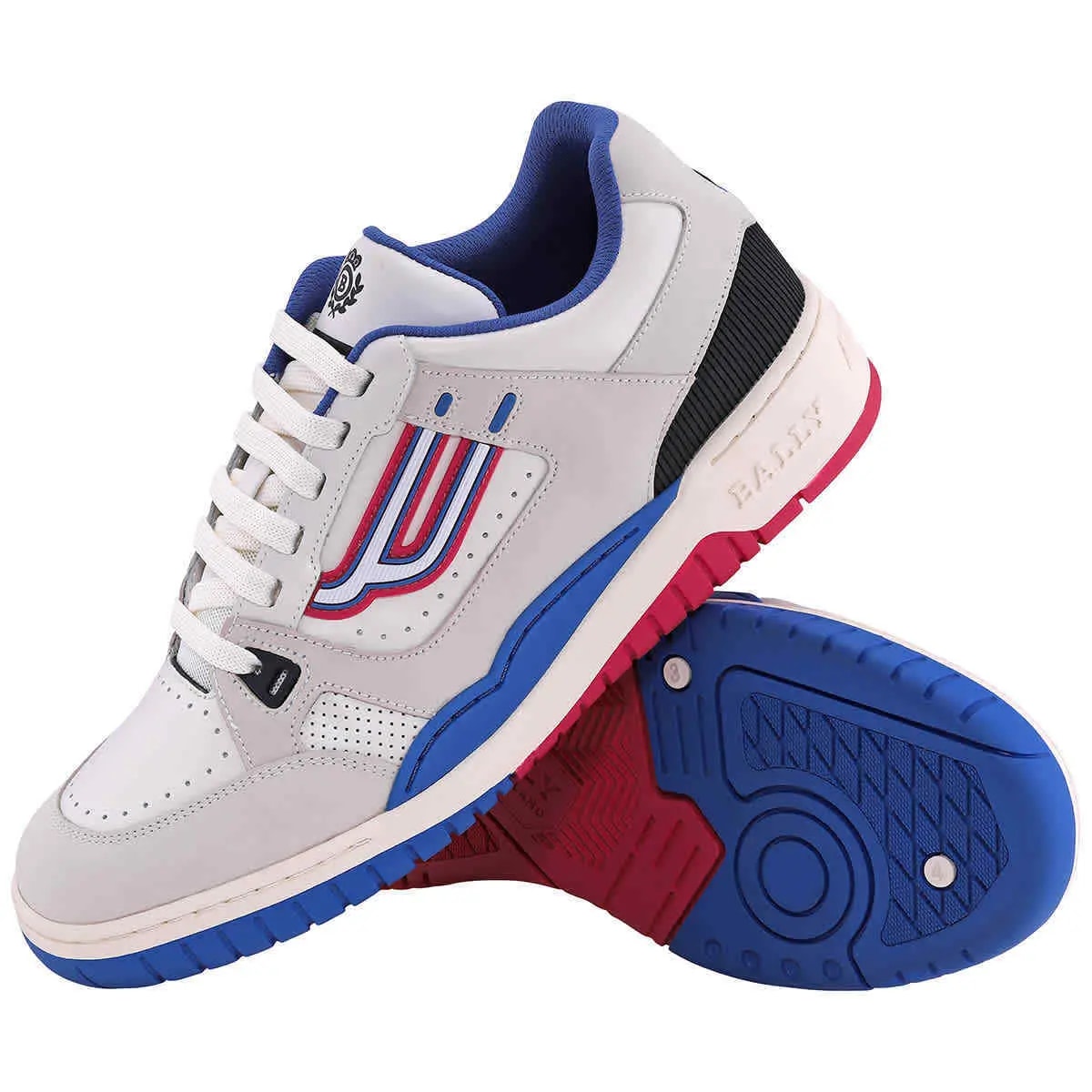 Giày Bally Champion Low Top Sneakers 'White Blue' 6226047 — ảnh 2