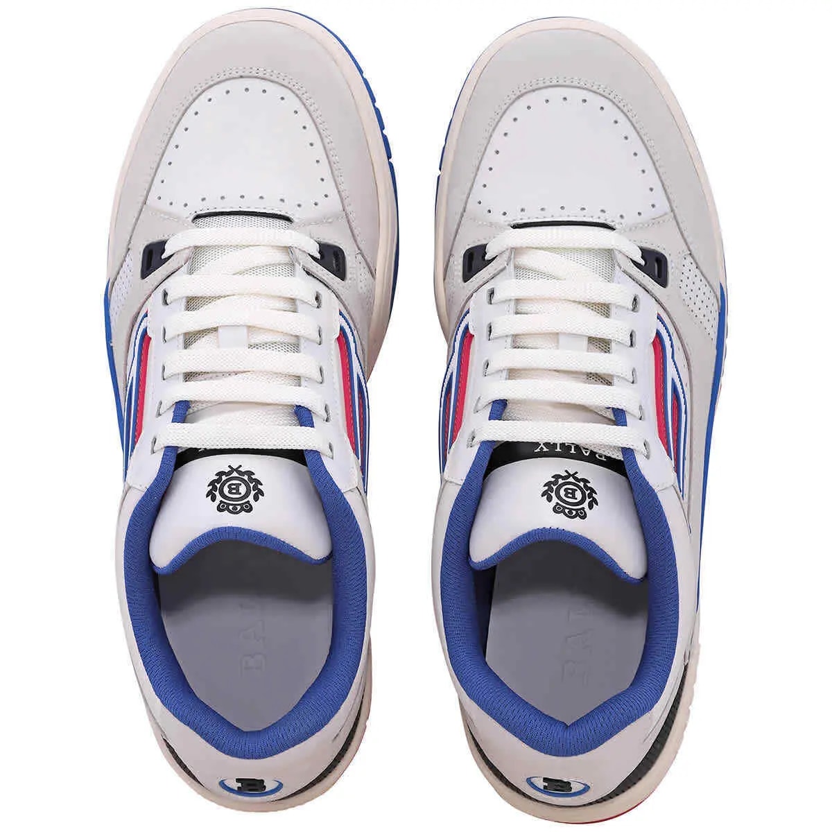 Giày Bally Champion Low Top Sneakers 'White Blue' 6226047 — ảnh 3