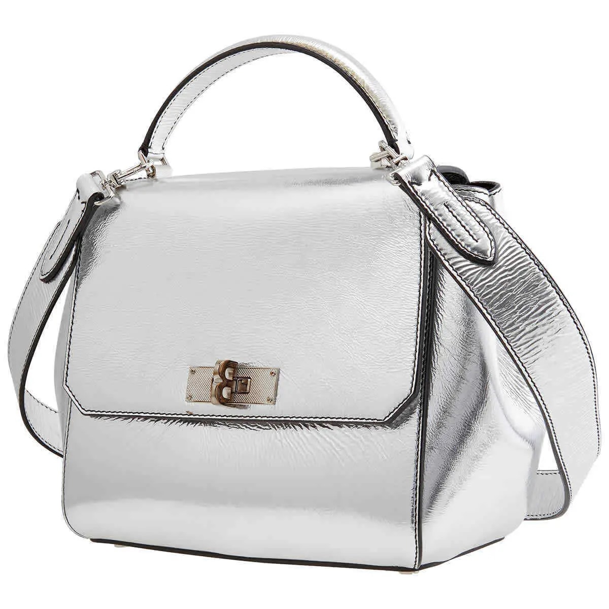 Balo Bally Ladies Silver B Turnlock 'Silver' B-TURN-SM.SU-18 — ảnh 4