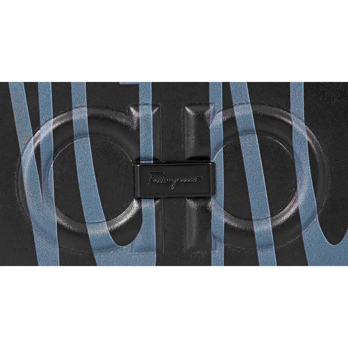 Ví Salvatore Ferragamo Hong Kong Logo Print Gancini 'Black' 24A273-714755 — ảnh 3