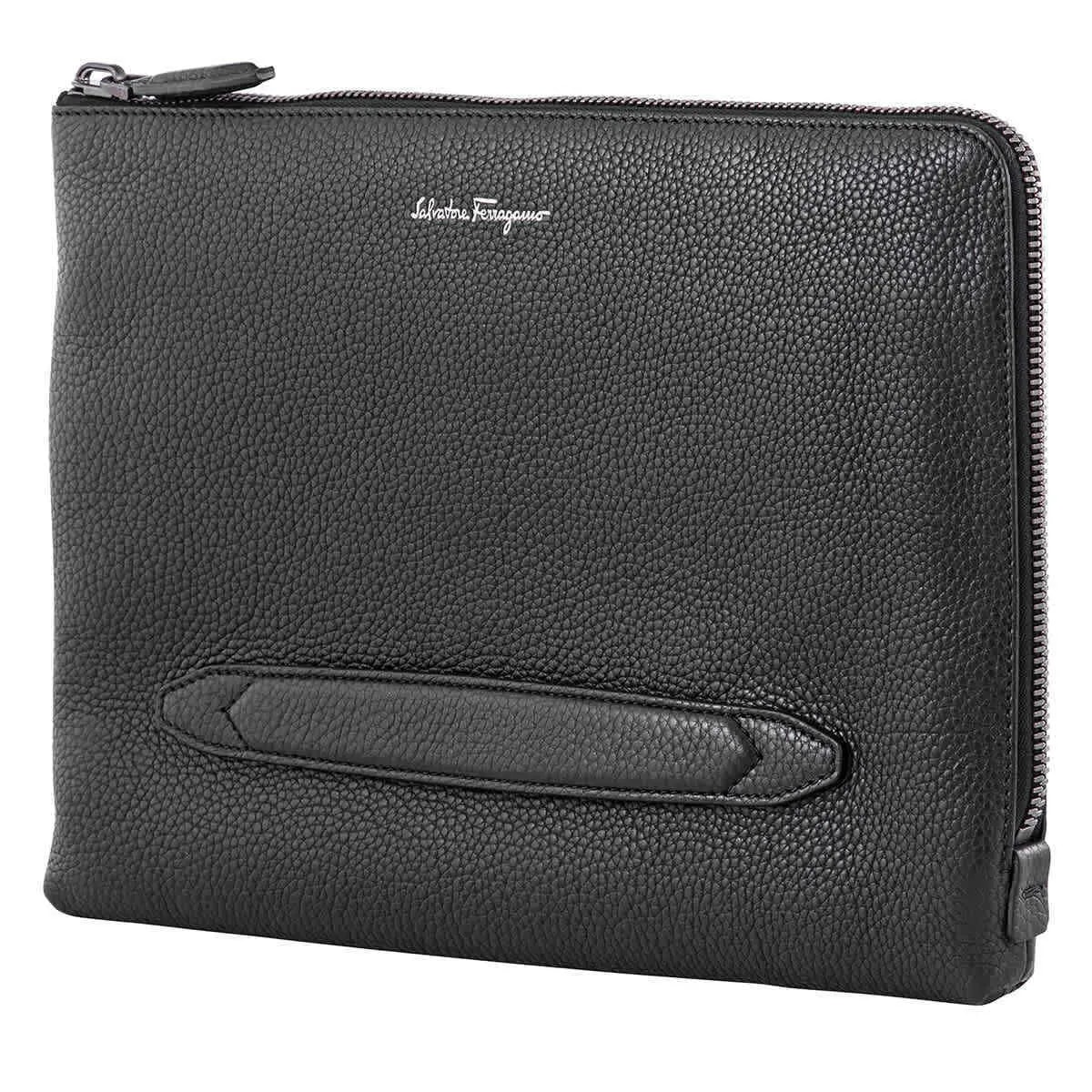 Túi Salvatore Ferragamo Firenze Logo Clutch 'Balck' 240742-676861 — ảnh 5